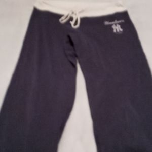 Women's drawstring waist NY Yankee sweats Size M